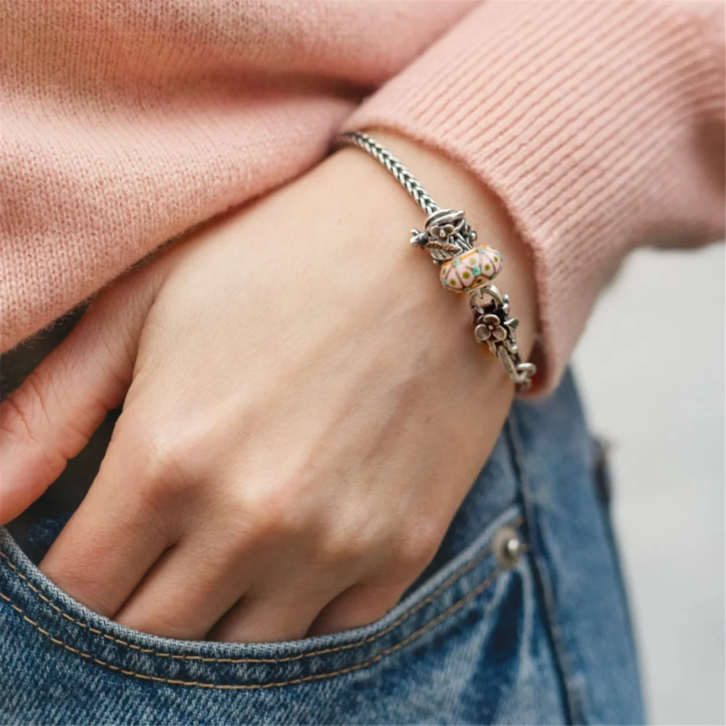 bracciale fiori di lago