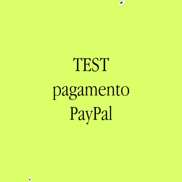 TEST PAGAMENTO